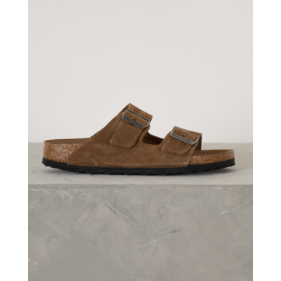 Birkenstock Arizona Soft Foedbed Sandalen Dark Tea Tonal