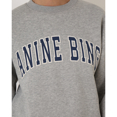 Anine Bing Spencer Sweatshirt Heater Grey