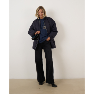 Anine Bing Miles Oversized Sweatshirt Letterman