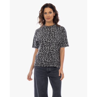 Anine Bing Cohen shirt leopard print grijs