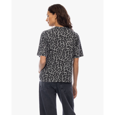 Anine Bing Cohen shirt leopard print grijs