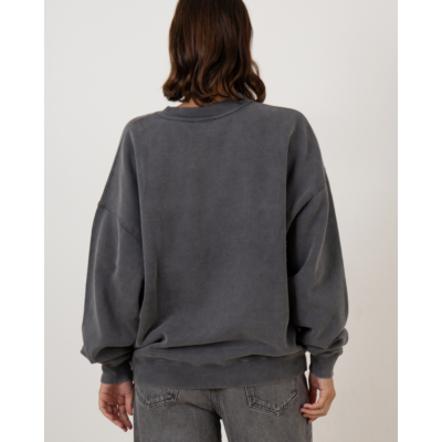 Anine Bing Miles NY sweater verwassen zwart