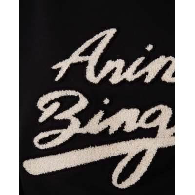 Anine Bing Miles Chenille Signature Sweater Zwart