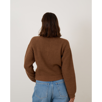 Baum und Pferdgarten Clyde Pullover Licht Bruin