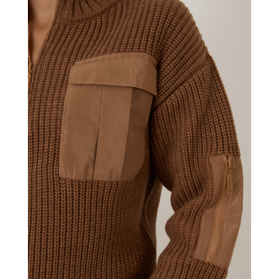 Baum und Pferdgarten Clyde Pullover Licht Bruin