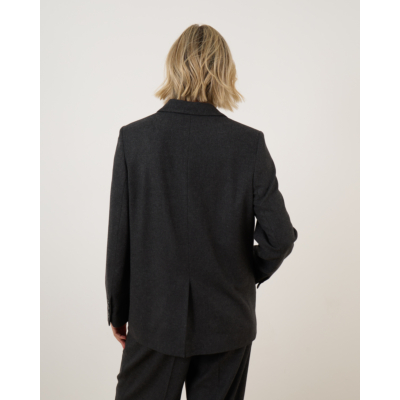 Closed Blazer Antraciet