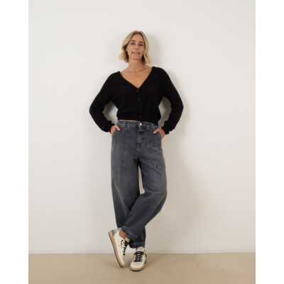 Closed Rhannon Barrel Jeans Grijs