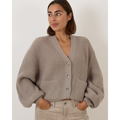 Drykorn Coopie Pullover Cardigan Taupe