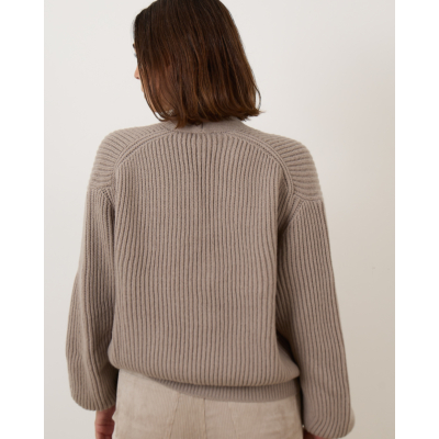 Drykorn Coopie Pullover Cardigan Taupe