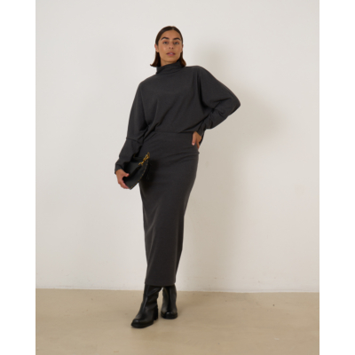 Drykorn Asiral Pullover Col Antraciet