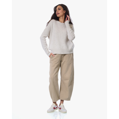 Lisa Yang Mila Pullover Oyster
