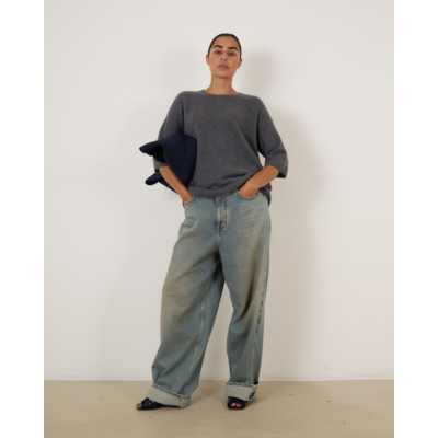 Lisa Yang Camille Sweater Graphite