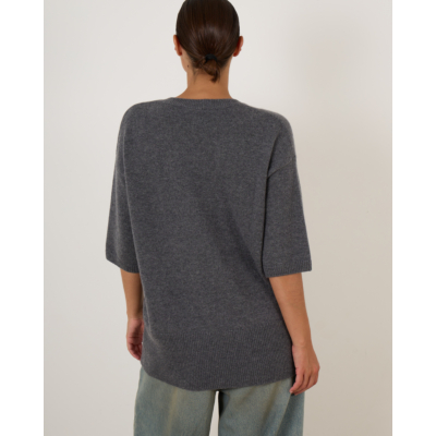 Lisa Yang Camille Sweater Graphite