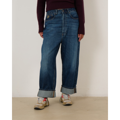 Lois Bruna High Waist Barrel Jeans Jackson Blauw L32