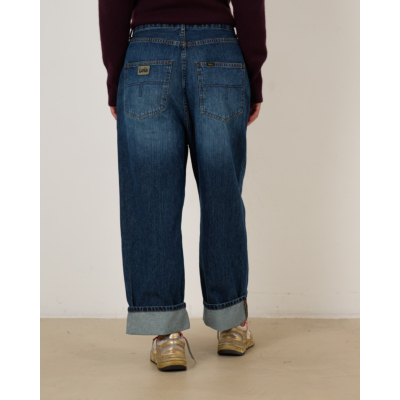 Lois Bruna High Waist Barrel Jeans Jackson Blauw L32