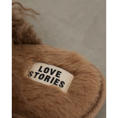 Love Stories Slippers Brown