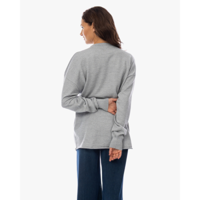 Rijp James Oversized Knit Pullover Grey
