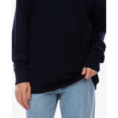 Rijp James Oversized Knit Pullover Navy