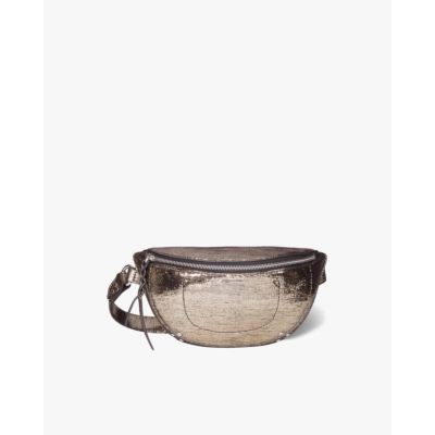Jerome Dreyfuss Lino Banana Bag Champagne