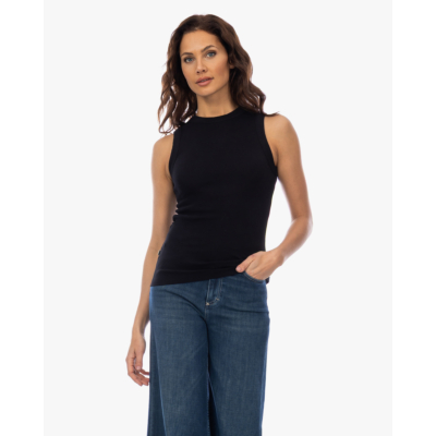 Rijp Khloe Ribbed Tanktop Black