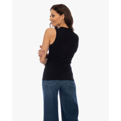 Rijp Khloe Ribbed Tanktop Black