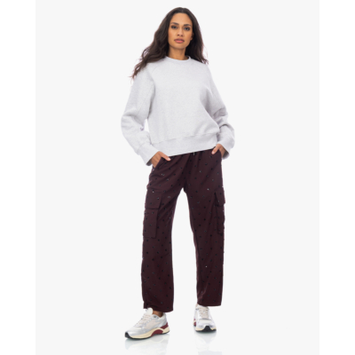 Baum und Pferdgarten Nemu Cargo Pantalon met Pailleten Bordeaux