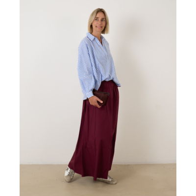 Ame Antwerp Madonna Gestreepte Pullover Blouse Blauw