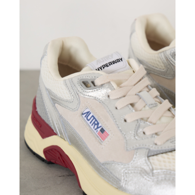 Autry Hyperway Sneaker Wit Zilver