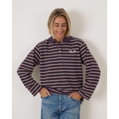 Baum und Pferdgarten Jeanne Polo Plum Stripe