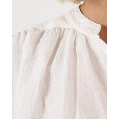 Sea Me Happy Balloon Blouse Wit