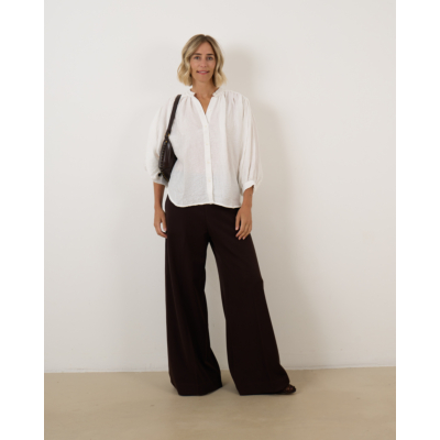 Sea Me Happy Balloon Blouse Wit