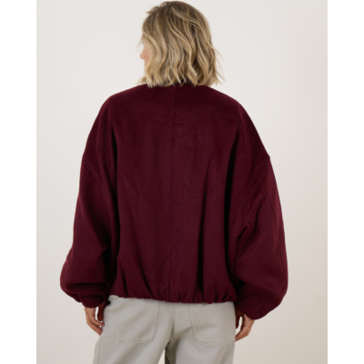 Alter Ego Pearl Bomber Burgundy
