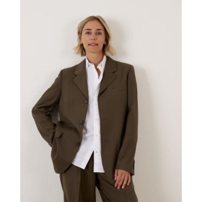 Herman Blazer 3-Button Brown