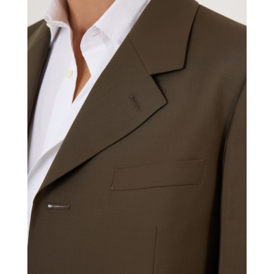 Herman Blazer 3-Button Brown