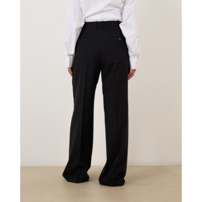 Herman Wide Leg Tall Pantalon Black