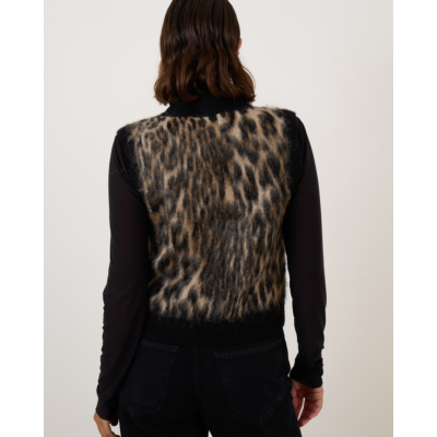 Ganni Leopard Spencer
