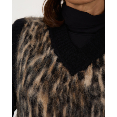 Ganni Leopard Spencer