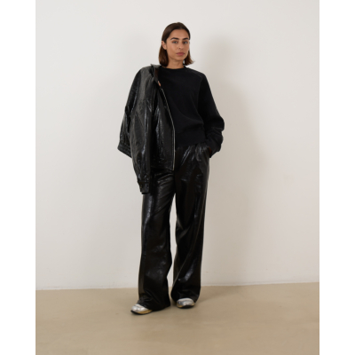 Ame Antwerp Mike Crewneck Sweater Zwart