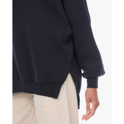 Ame Antwerp Ulla Oversized Crewneck Sweater Zwart