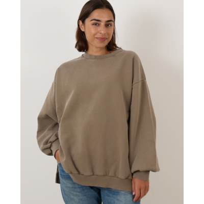 Ame Antwerp Ulla Crewneck Sweater Taupe