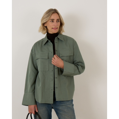 Closed Overshirt Faded Green
