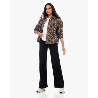 Anine Bing Paxton Leopard Blouse Bruin