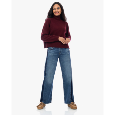Citizens of Humanity Liro Straight Tuxedo Stripe Jeans Blue