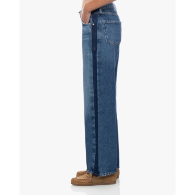Citizens of Humanity Liro Straight Tuxedo Stripe Jeans Blue