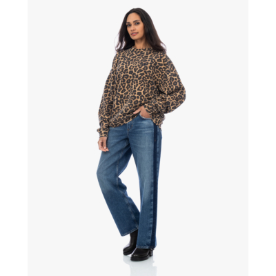 Citizens of Humanity Liro Straight Tuxedo Stripe Jeans Blue