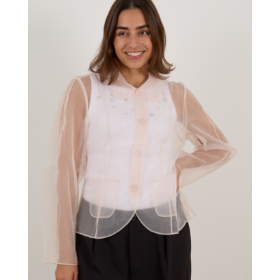 Baum und Pferdgarten Belottie Transparante Blouse Off-white