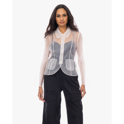 Baum und Pferdgarten Belottie Transparante Blouse Off-white