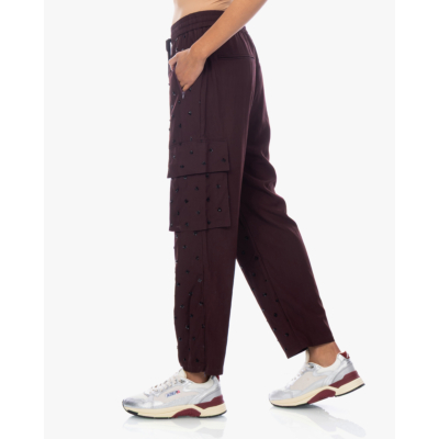 Baum und Pferdgarten Nemu Cargo Pantalon met Pailleten Bordeaux