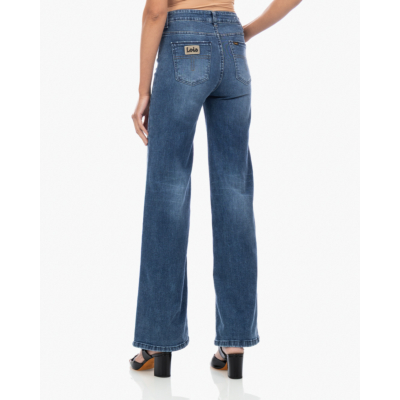 Lois Palazzo Jeans Cobalt Stone Blauw L34