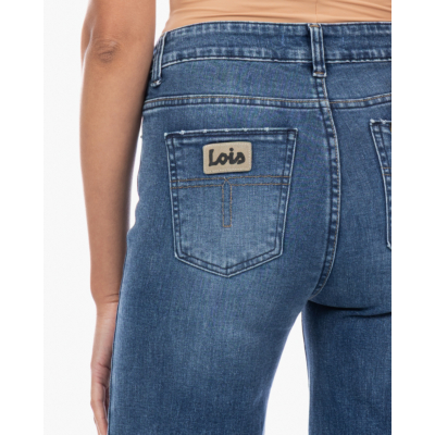 Lois Palazzo Jeans Cobalt Stone Blauw L34